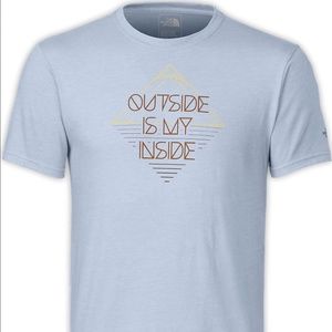 Mens North Face Outside is my inside tee shirt